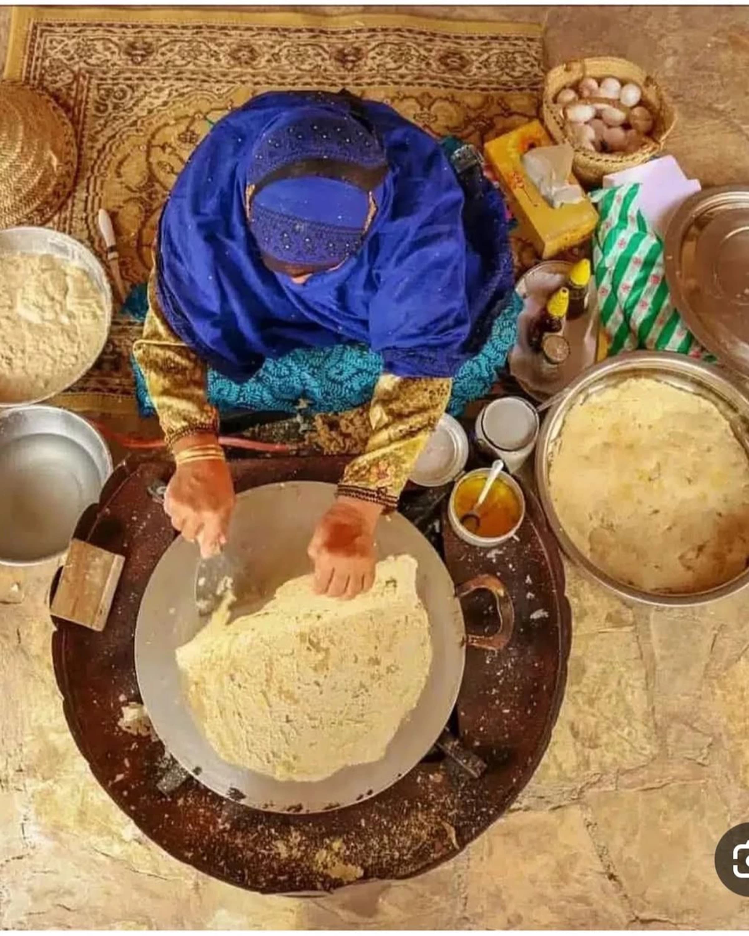 خبز الرخال وتقنياته