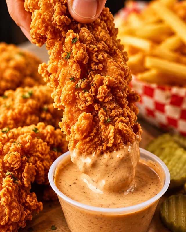 Crispy Chicken : Burger & Twister 🍗✨