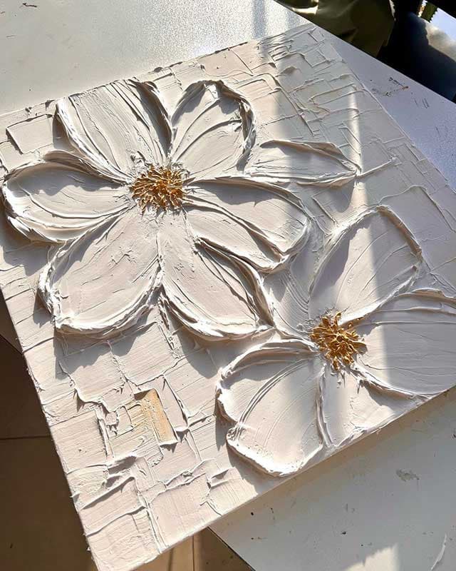 ورشة فن الزهور البارزة ✨